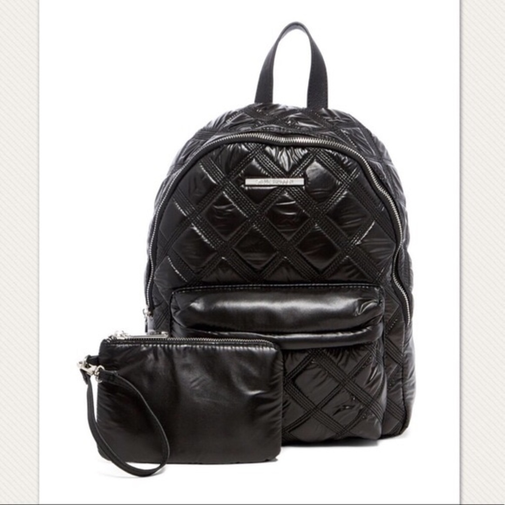 Steve Madden Nyla Triple Stitch Sateen Backpack